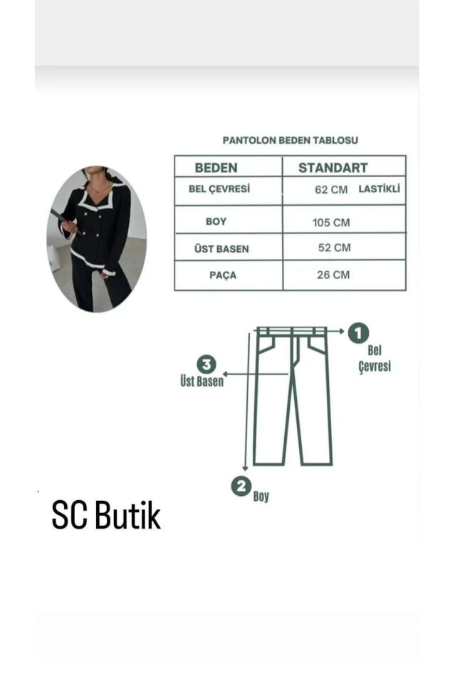 Kadın Premium Kumaş Triko Takım Gold Düğmeli Şerit Detaylı Hırka Ve Palazzo Pantolon